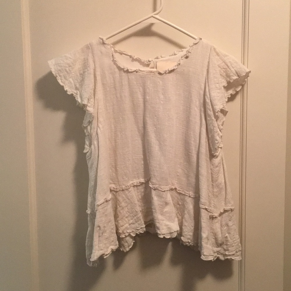 Maeve Anthropology cream tank!